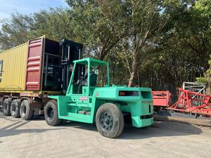 Good Condition Used Mitsubishi FD150 15 Tons Diesel Forklift with 4m Lifting Height 2016 Model for Hot Sale - Product Image 6