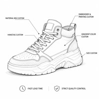 Zapatillas Deportivas Casuales Personalizadas con Tejido de Malla y Cuero para Uso Diario
