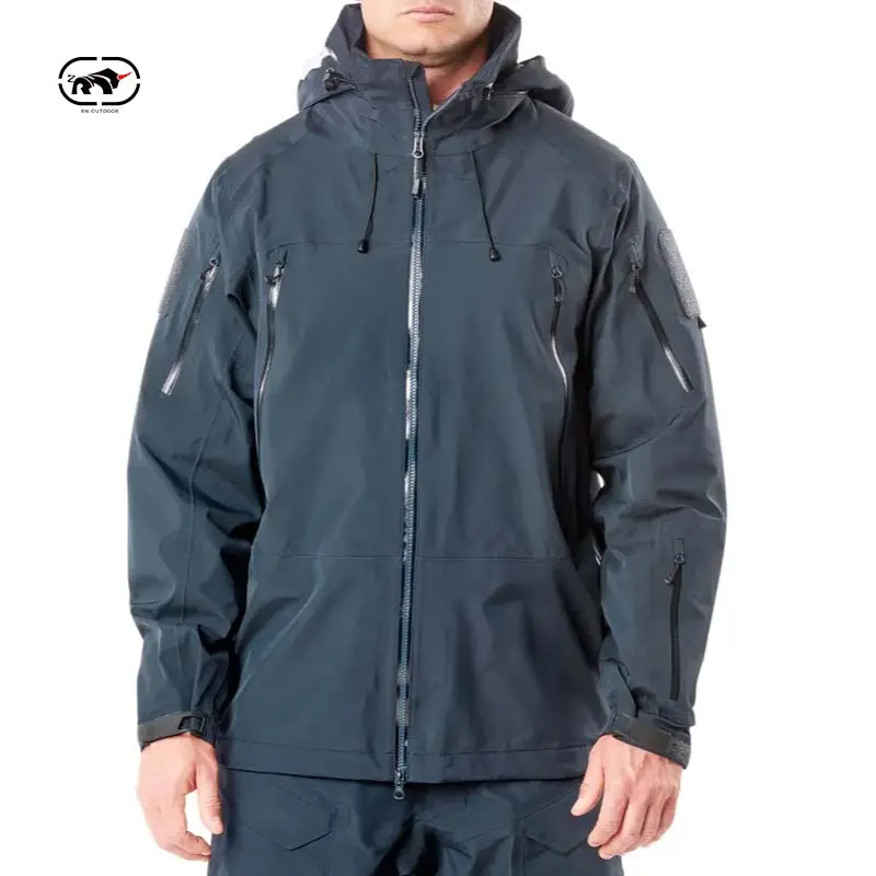 Chaqueta de lluvia ligera para correr y senderismo para hombre, chaqueta de lluvia impermeable para exteriores de secado rápido, abrigo cortavientos, fabricante