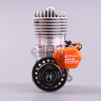 Moteur à essence monocylindre à deux temps EPHIL Power X-20cc-R Pro pour modèle d'avion, démarrage électrique arrière, fabriqué en métal
