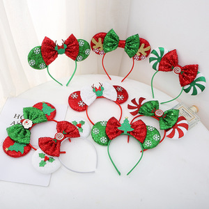 ربطة شعر بلاستيكية بتصميم جديد من الترتر الملون بتخفيضات كبيرة ربطة رأس أنيقة للأطفال - Product Image 2