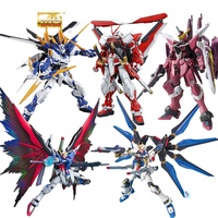 Kit de Montaje de Modelo de PVC para MG Wing Zero Lightning Storm Destiny Freedom Blue Deviant y Holy Shield