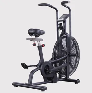 Alat kebugaran latihan peralatan olahraga pelatih kardio sepeda udara komersial