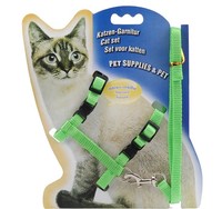 Laisse pour animaux domestiques, accessoire pour chats, couleur en option, vente en gros