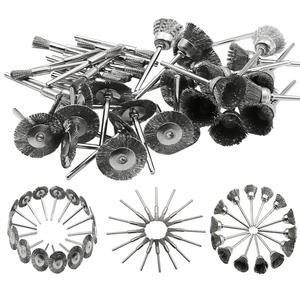Mini brosse métallique rotative en acier inoxydable pour mini-perceuse <span class=keywords><strong>Dremel</strong></span>, 45 pièces - Product Image 4