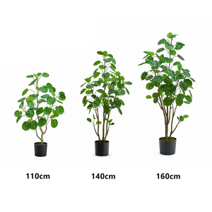 Arbre à monnaie artificiel réaliste en PE, <span class=keywords><strong>Pachira</strong></span>, grande plante en pot pour le sol, écologique, toucher naturel, pour la maison et le jardin - Product Image 2