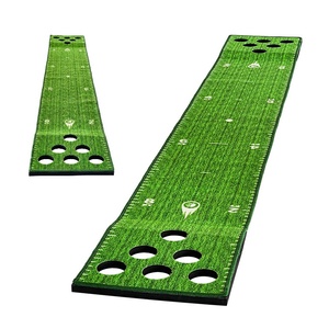 Ensemble de <span class=keywords><strong>mini</strong></span>-green de <span class=keywords><strong>golf</strong></span> d'extérieur avec logo personnalisé, 12 trous, pliable, pour la pratique du putting - Product Image 1