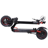 Trottinette électrique pliable noire J11PULS J-11 PLUS version américaine 48V 1200W en alliage d'aluminium tout-terrain pour les trajets quotidiens