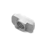 Plusieurs modèles d'accessoires pour profilés aluminium à rainure, écrou en T 8, échantillon disponible