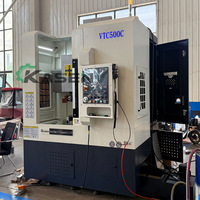 Mini tour CNC vertical VTC500, tour vertical de haute précision pour le travail de petites pièces