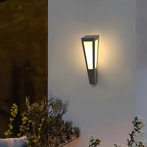 Lampe murale extérieure 40CM à énergie solaire, étanche, moderne, pour villa, jardin, cour, patio - Product Image 3