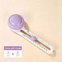 YUNMEI Mini Coupe-Papier Manuel Circulaire en Plastique, Outil de Découpe Portable avec Lames en Acier Inoxydable, Plusieurs Tailles pour Bricolage et Artisanat