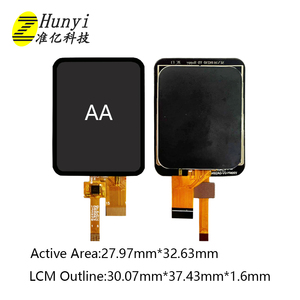 1.69 inch 240x280 Độ phân giải SPI giao diện TFT hiển thị LCD module 1.7 inch màn hình cảm ứng Bảng điều chỉnh cho đồng hồ thông minh thiết bị cầm tay - Product Image 6