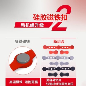 คลิปซิลิโคนแม่เหล็กสำหรับหม้อทอดไร้น้ำมัน ทนความร้อนสูง ใช้สำหรับยึดกระดาษรองอบ ทำความสะอาดง่าย - Product Image 4