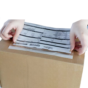 Chất lượng cao không thấm nước trong suốt PE tự dính vận chuyển hóa đơn giấy nhựa tài liệu Pouch Danh sách đóng gói phong bì - Product Image 5