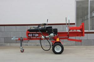 Cortadora de troncos de motor diésel de gasolina de 40 toneladas, cortadora de troncos automática, cortadora hidráulica de madera para la venta - Product Image 2