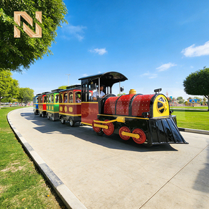 Tren <span class=keywords><strong>de</strong></span> 24 Plazas a Batería con Certificación CE para Parques Temáticos, Tren sin Rieles para Niños - Product Image 2