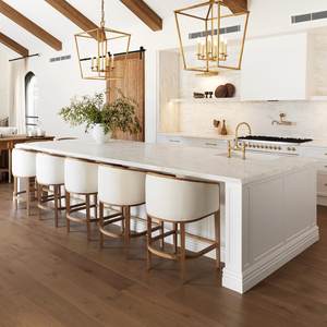 מטבח מודרני חדר אמבטיה מפל מים לבן טבעי שיש לוח שולחן העליון - Product Image 2