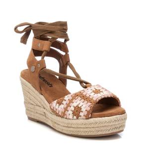 Sandalias de Plataforma con Cuña para Mujer, Color Beige, Modelo 172792, Estilo Verano - Product Image 2