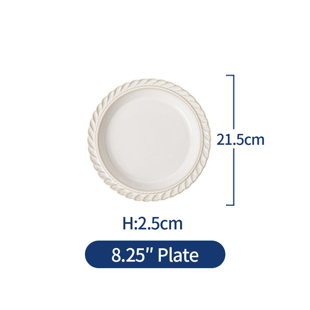 white 8.25 inch french chanson disc