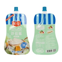Pochette debout de haute qualité Doy Pack Sachets de mayonnaise sacs d'emballage paquet de pâte de tomate sacs de Sachet de ketchup