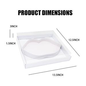 Boîte en carton pour charcuterie et friandises, en forme de lèvres, avec couvercle, pour la fête des mères et la Saint-Valentin - Product Image 4