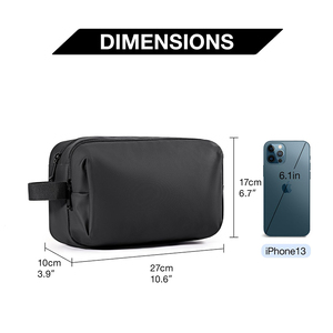 Toiletry Bag for Men Travel Toiletry Organizer Dopp Kit Water-resistant Shaving Bag for Toiletries <b>Accessories</b> Medium size - Product Image 2