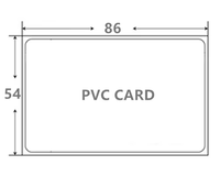 Kartu PVC CR80 kualitas tinggi 300 Oe LoCo strip magnetik kartu plastik kosong NFC RFID Tag Mini 1K T5577 EM4305 untuk pembayaran
