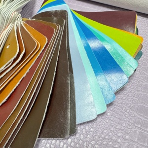 Tela resistente a las manchas, cuero sintético con textura, textiles para el hogar, autoadhesivo, cuero sintético de PVC con base de PU, resistente a cuatro agentes. - Product Image 3