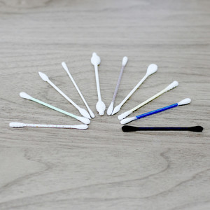 Stok Tersedia Kapas Tipis Dua Kepala Tongkat Pembersih Tongkat Kayu Kapas Tige Telinga Coton - Product Image 3