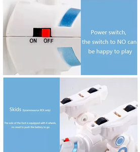 Regalo para niños, modelo de dinosaurio eléctrico, juguetes de simulación, animal caminando, robot inteligente, juguetes de dinosaurio para niño - Product Image 4