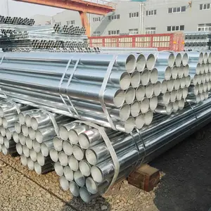 Supplier Direct Sale GI Round Tube BS1387 Steel Pipe Galvanized