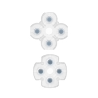 Clavier en silicone de remplacement pour manette PS4, boutons conducteurs, pièces de réparation