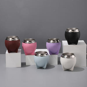 280ml Dubbelwandige Vacuüm RVS Geïsoleerde Biermok Argentijnse Koffie Yerba Mate Kalebas Met Bombilla Rietje - Product Image 1