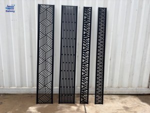 Clôture <span class=keywords><strong>en</strong></span> <span class=keywords><strong>treillis</strong></span> composite WPC de luxe au design personnalisé avec <span class=keywords><strong>treillis</strong></span> supérieur - Product Image 6