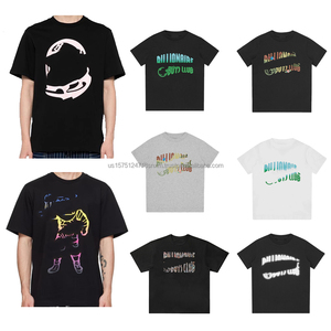 Camiseta de Manga Corta Oversize para Hombre, de Alta Calidad, 100% Algodón Pesado, con Estampado Billioness, Estilo Urbano, Casual, Hip-Hop - Product Image 1