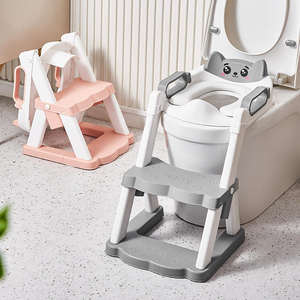 Vente en gros usine : Marchepied de toilette pliable et portable, réglable en hauteur, pour l'apprentissage de la propreté - Product Image 2