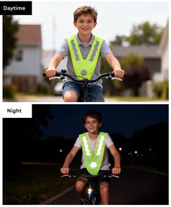 เสื้อกั๊กฉุกเฉินสะท้อนแสงปรับได้สำหรับฉุกเฉินริมถนนเสื้อกั๊กฉุกเฉินสะท้อนแสงสำหรับกลางคืน - Product Image 6