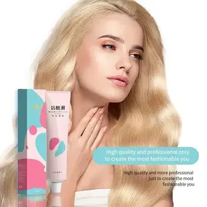 Crema de color permanente para el cabello de alta calidad, tinte para el cabello de larga duración, crema de color para el cabello para uso en salón