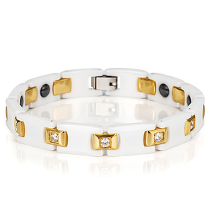 Pulsera de Iones de Abeto, Energía Cerámica, Tungsteno, Germanio, Energía Escalar, Pulseras Magnéticas, Terapia Magnética, Pulsera de Energía 4 en 1, OEM - Product Image 6