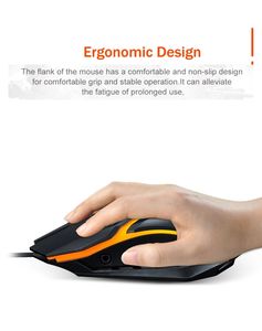 Hota-souris de jeu Thunder loup V1, filaire, lumineuse, USB, pour ordinateur de bureau, notebook, ordinateur portable, bon marché - Product Image 6