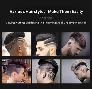 Nuevas Máquinas de Cortar Cabello Vintage T9, Máquina Profesional para Cortar Cabello, Recortadora, Juego de Recortadoras Inalámbricas para Barbería - Product Image 2