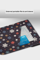 Housse de protection personnalisable pour Kindle Paperwhite 6/7 en cuir PU antichoc avec fonction veille automatique et dragonne magnétique