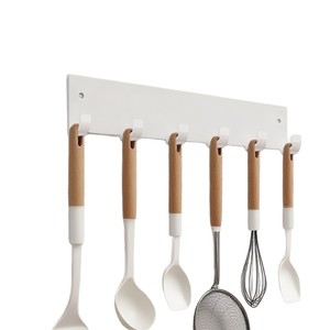 Magnetic Hook Kitchen Organizer 10-15kg Load Capacity White Gray Carbon Steel Multi Hook For Refrigerator Side Storage - Product Image 2