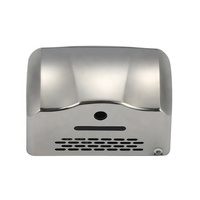 Secador de Manos Eléctrico Automático de Alta Velocidad TETCH de 1000 W con Certificado CE, de Acero Inoxidable para Baño, Mini Horizontal con Filtro HEPA
