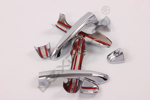 WZXD Exterior Accessories CHROME <b>DOOR</b> HANDLE COVER <b>TRIM</b> for 2015 for 2016 2018 for 2019 - Product Image 4