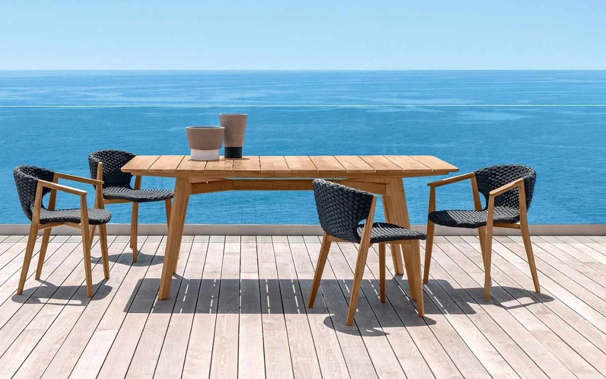 New arrival high quality classic garden furniture rope outdoor dining chair