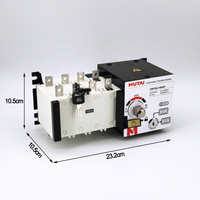 Commutateur de Transfert Automatique de Double Alimentation Triphasé MUTAI 100A 600A 1600A 2500A 3200A, ATS Électrique 3 ou 4 Pôles pour Générateur