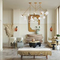 Chaise canapé simple de luxe légère Chaise longue en peluche moderne simple Mobilier en acier inoxydable créatif de designer italien