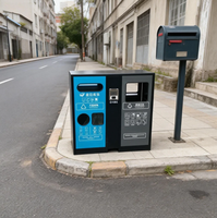 Poubelle extérieure rectangulaire en acier inoxydable avec seau intérieur amovible, grande taille, couvercle, construction métallique de qualité alimentaire pour usage commercial